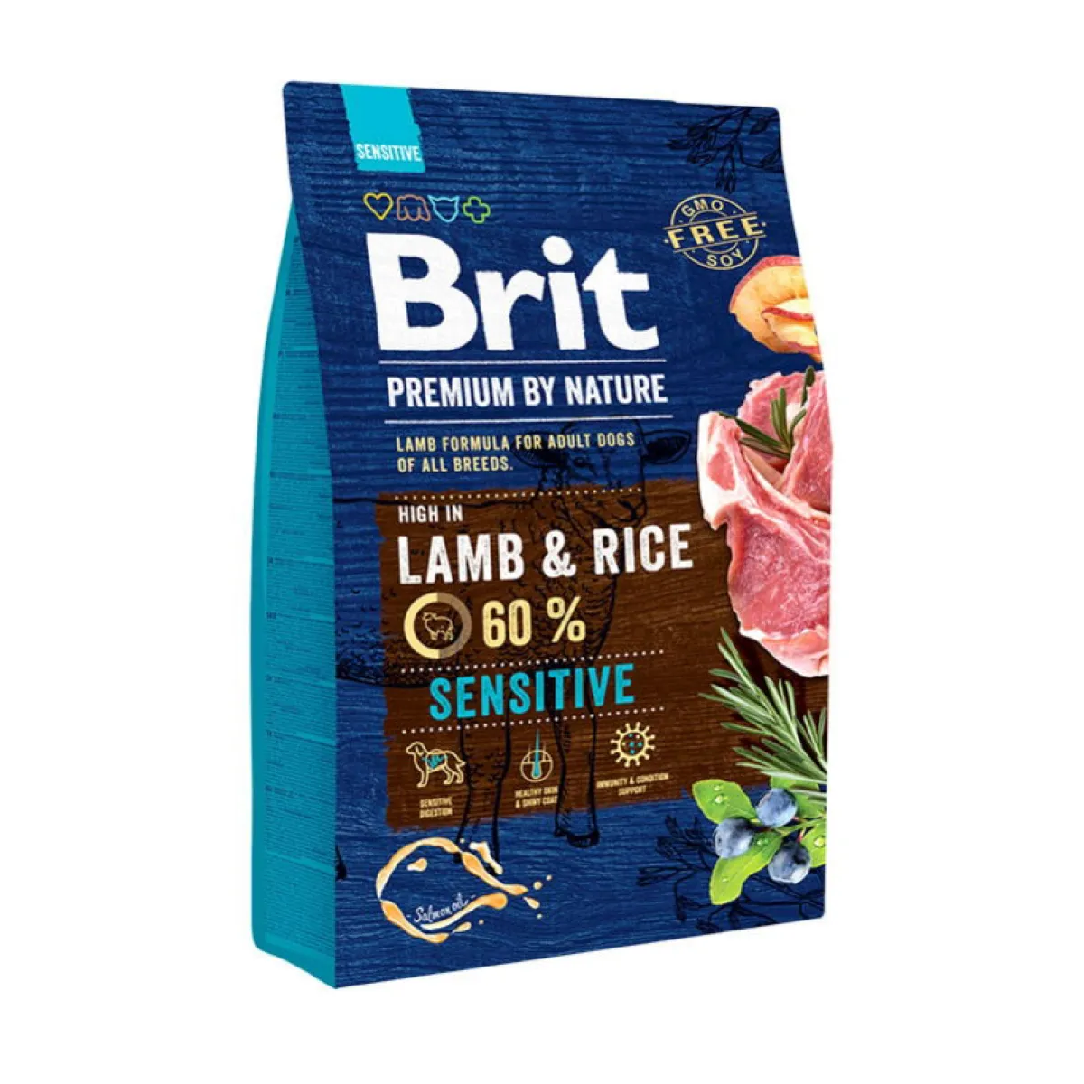 Brit Premium Koiran Kuivaruoka*by Nature Sensitive Lamb