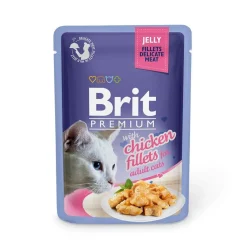 Brit Premium Kissan Märkäruoka*kanapaloja hyytelössä, 85g