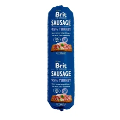 Brit Premium Koiran Märkäruoka Ja Makkarat*koiranmakkara, kalkkuna 800g