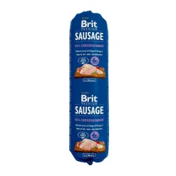 Brit Premium Koiran Märkäruoka Ja Makkarat*koiranmakkara kana & jänis, 800 g