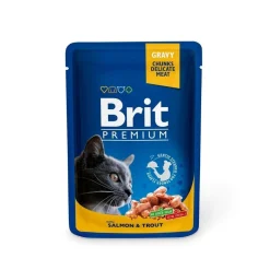 Brit Premium Kissan Märkäruoka*lohi & taimen, 100g