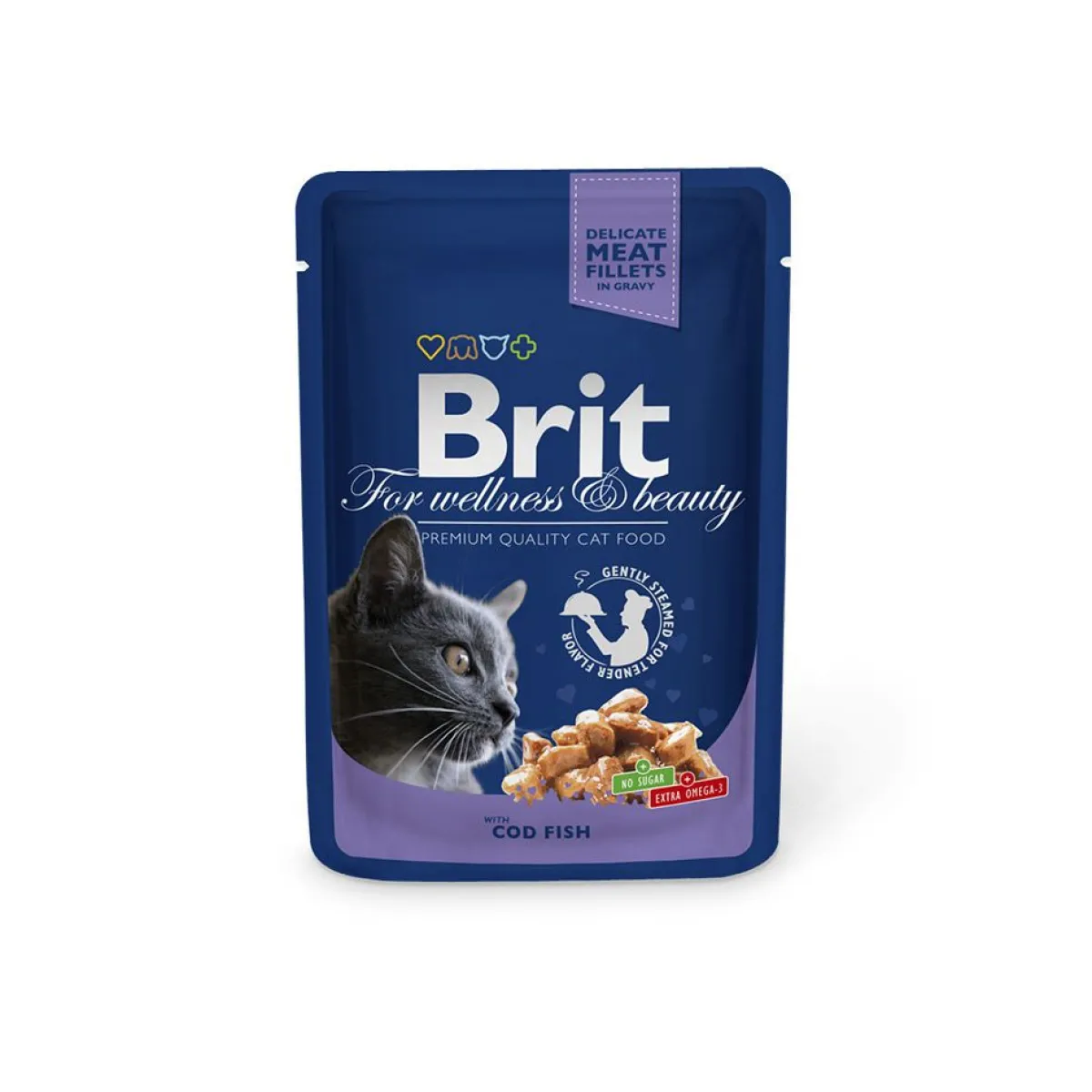 Brit Premium Kissan Märkäruoka*turska, 100g