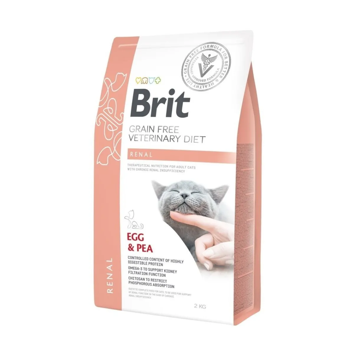 Brit Veterinary Diet Kissan Erikoisruoka|Kissan Munuaisten Vajaatoiminta*Cat Renal Grain Free