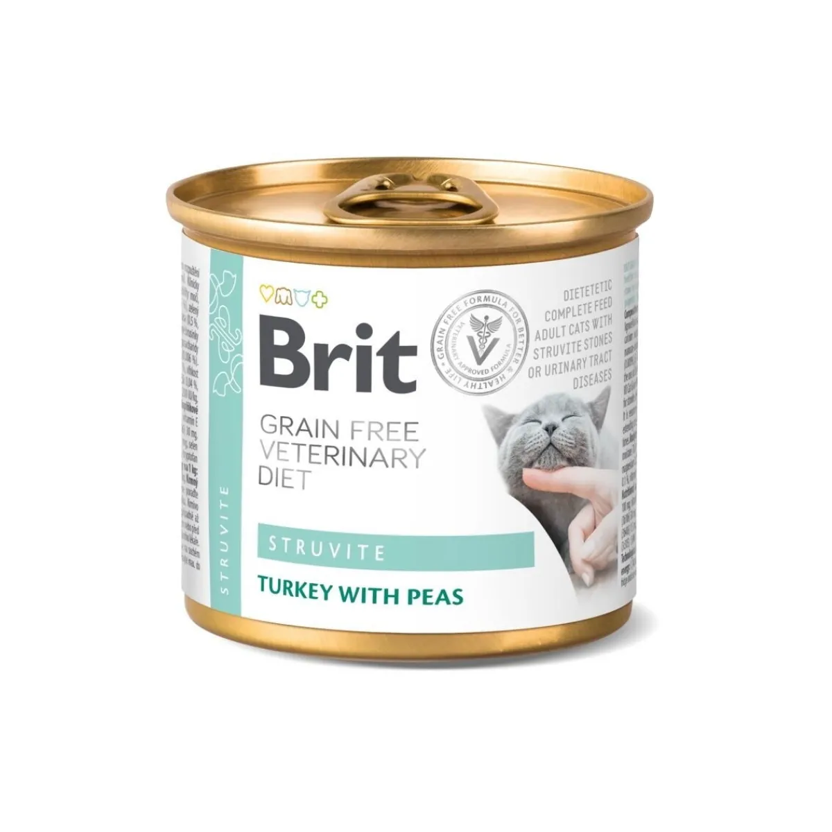Brit Veterinary Diet Kissan Virtsatievaivat|Kissan Erikoisruoka*Cat Struvite Grain Free wet 200 g