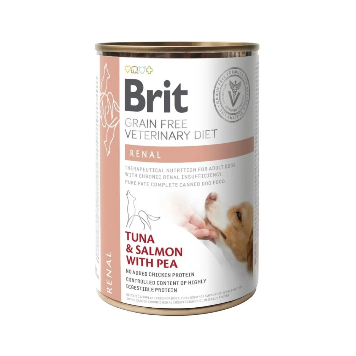 Brit Veterinary Diet Koiran Eläinlääkäriruoka|Koiran Munuaisten Vajaatoiminta*Dog Grain Free Can Renal
