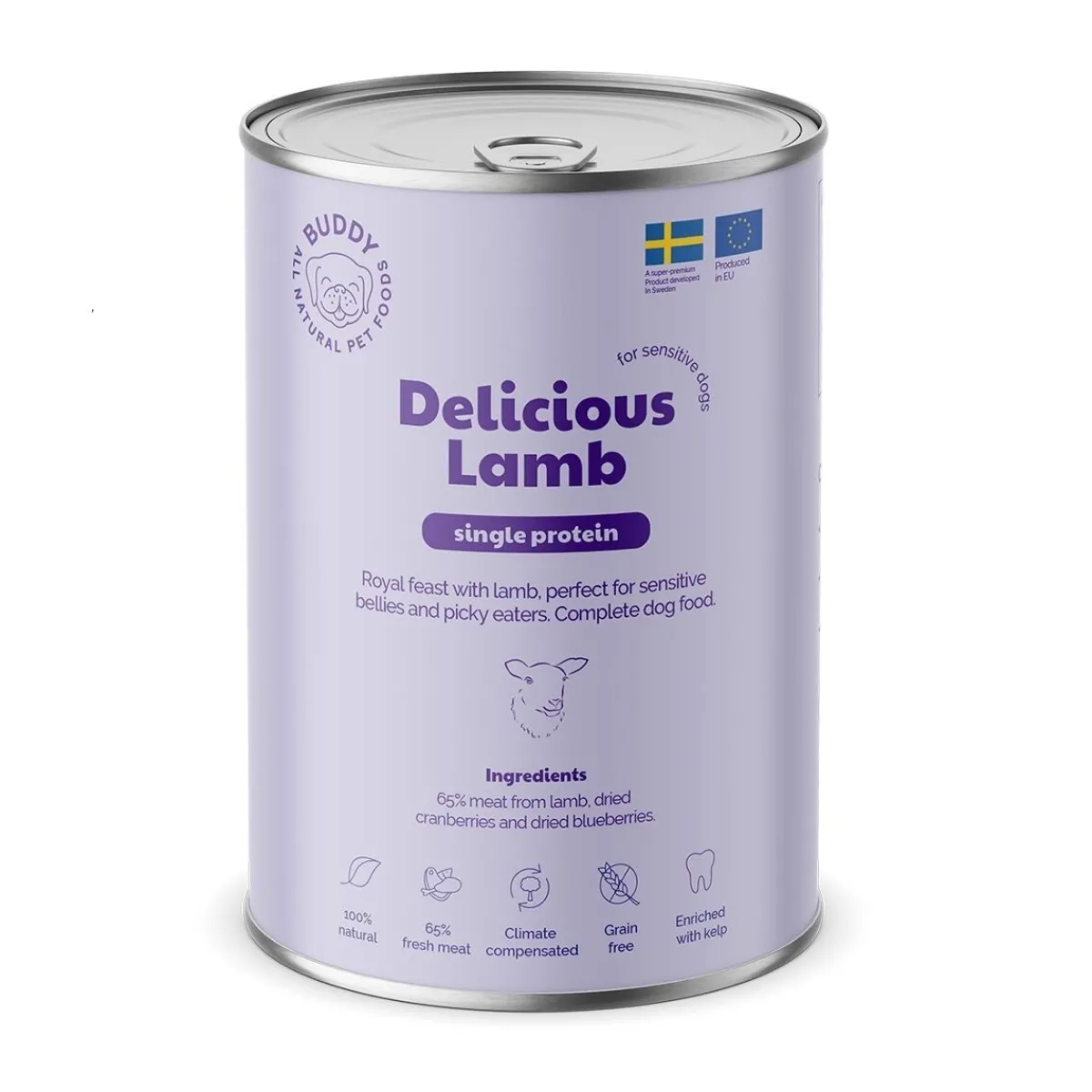 Buddy Tarjoukset Koirille|Koiran Märkäruoka Ja Makkarat*Delicious lamb 400g
