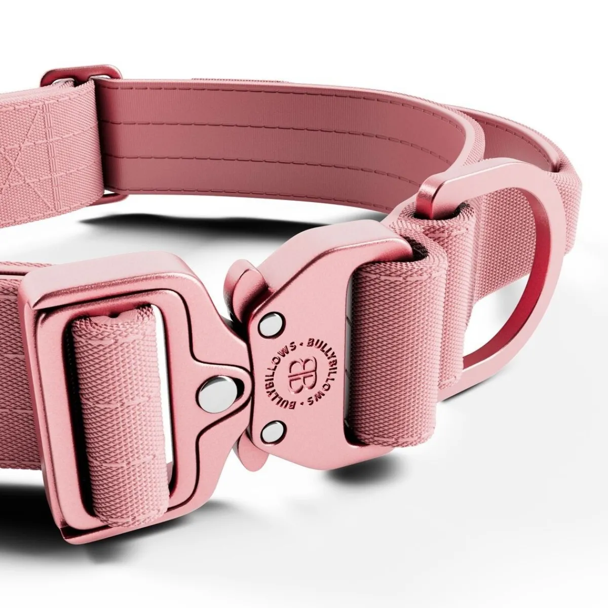 BullyBillows Igp|Koiran Pannat*Combat Kaulapanta kahvalla, pinkki 4 cm