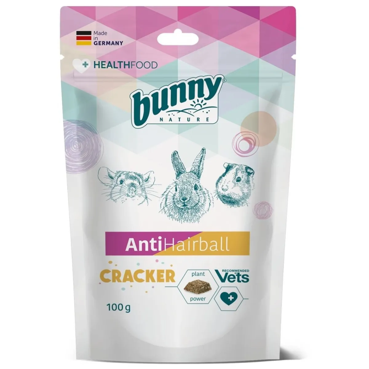 Bunny Nature Kanin Herkut|Marsun Herkut*Bunny Antihairball Craker 100g