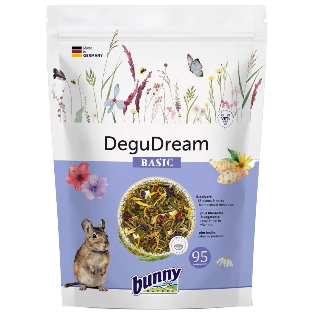 Bunny Nature Degun Ruoka|Pieneläinten Ruoka*Bunny DeguDream Basic 1,2kg