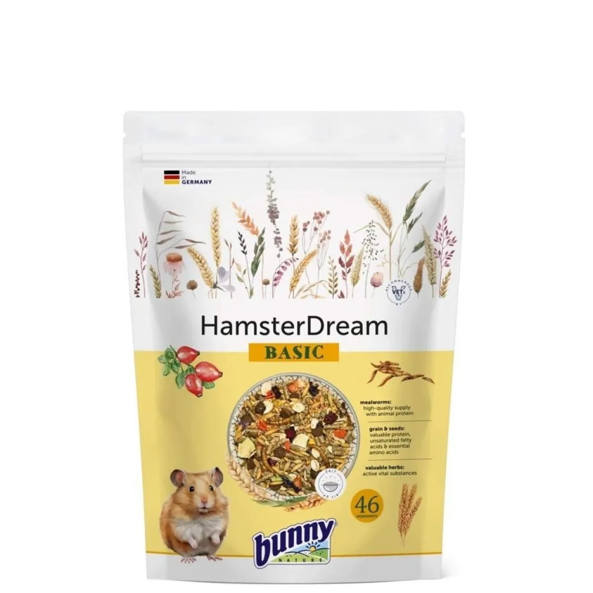 Bunny Nature Pieneläinten Ruoka|Hamsterin Ruoka*Bunny HamsterDream Basic 600g