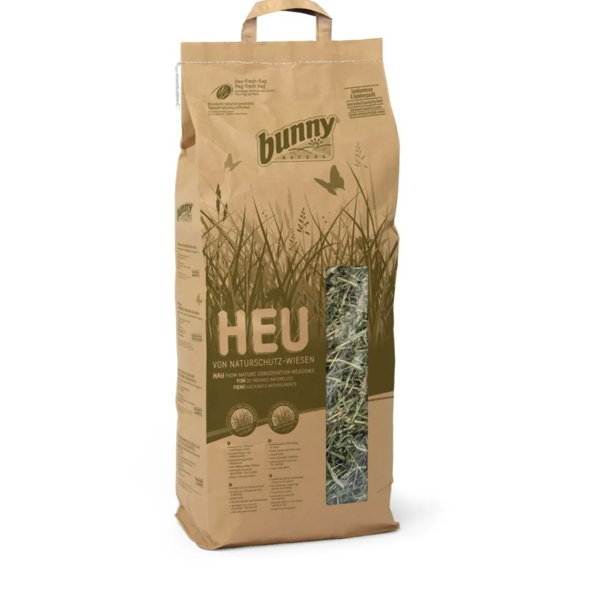 Bunny Nature Degun Ruoka|Chinchillan Ruoka*Bunny luonnonniittyheinä, 600g