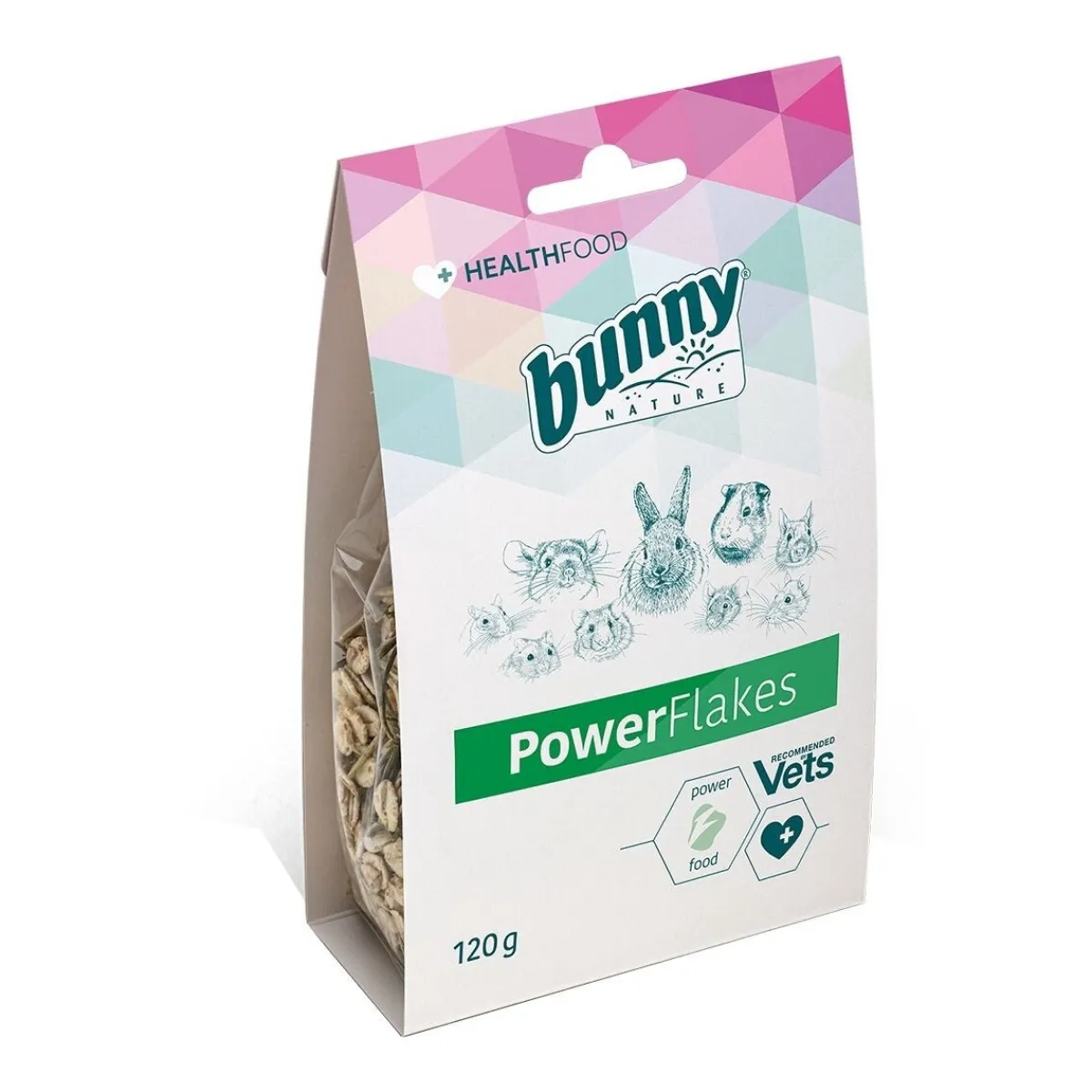 Bunny Nature Gerbiilin Hoito|Rotan Hoito*Health PowerFlakes 120g