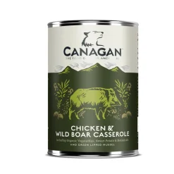 Canagan Koiran Märkäruoka Ja Makkarat*Casserole kana-villisika, 400g