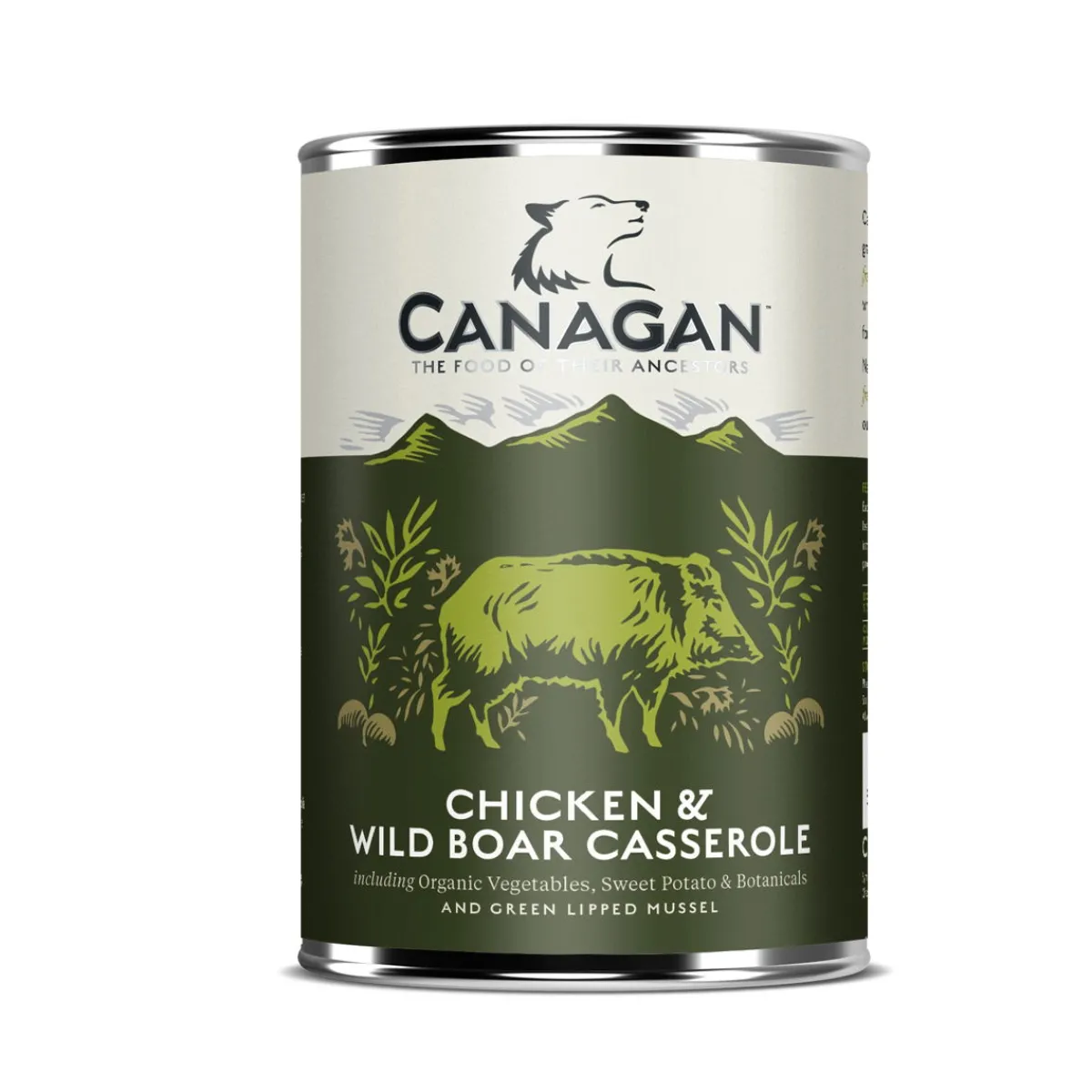 Canagan Koiran Märkäruoka Ja Makkarat*Casserole kana-villisika, 400g