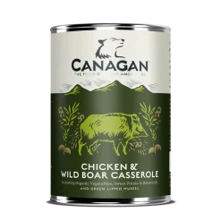 Canagan Koiran Märkäruoka Ja Makkarat*Casserole kana-villisika, 400g