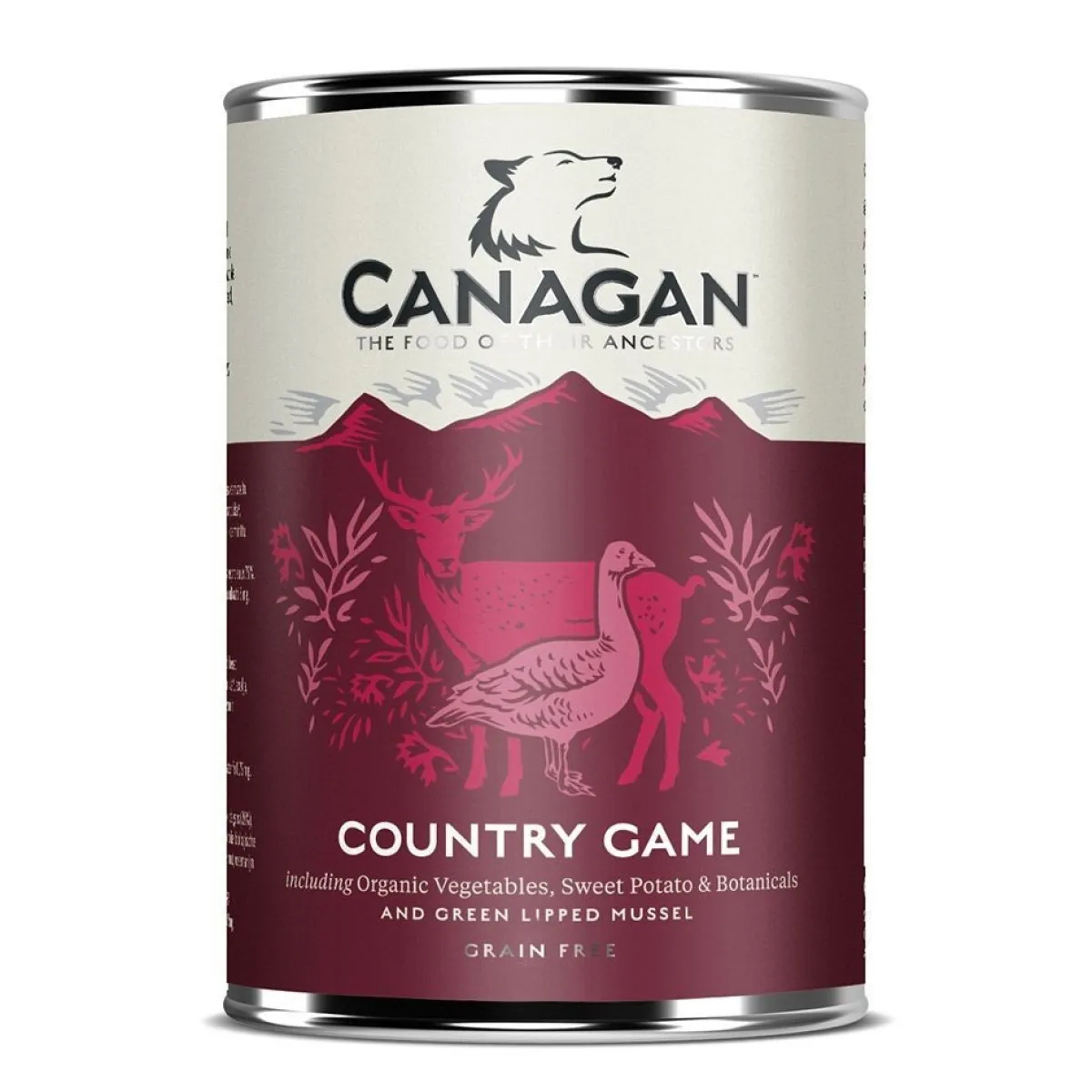Canagan Koiran Märkäruoka Ja Makkarat*Country Game riista & ankka 400 g
