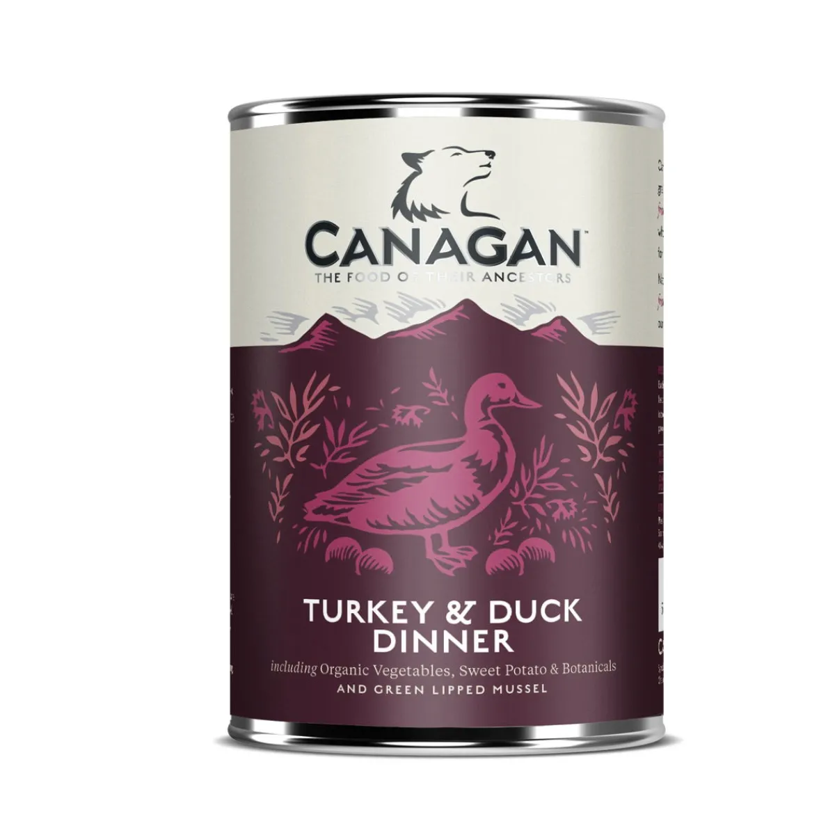 Canagan Koiran Märkäruoka Ja Makkarat*Dinner kalkkuna-ankka, 400g