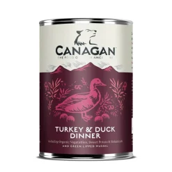 Canagan Koiran Märkäruoka Ja Makkarat*Dinner kalkkuna-ankka, 400g
