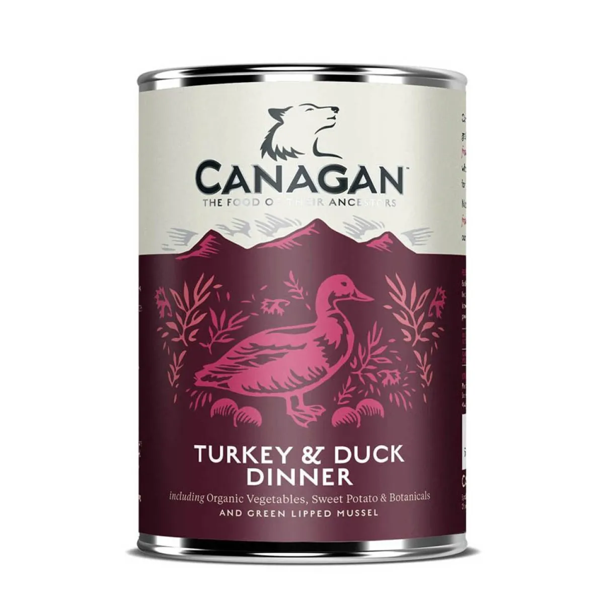 Canagan Koiran Märkäruoka Ja Makkarat*Dinner kalkkuna-ankka, 400g
