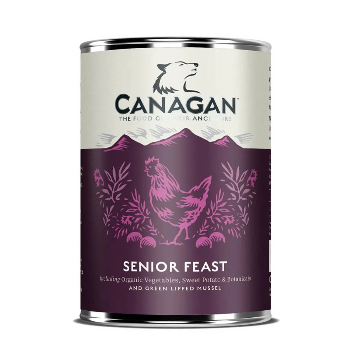 Canagan Koiran Märkäruoka Ja Makkarat|Senioriruoka*Senior kana-kalkkuna, 400g