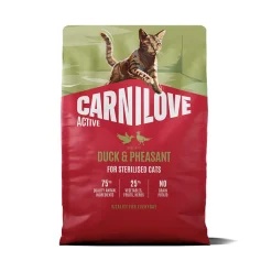 Carnilove Viljaton Kissanruoka|Kissan Kuivaruoka*Cat Adult Sterilised Active Duck & Pheasant