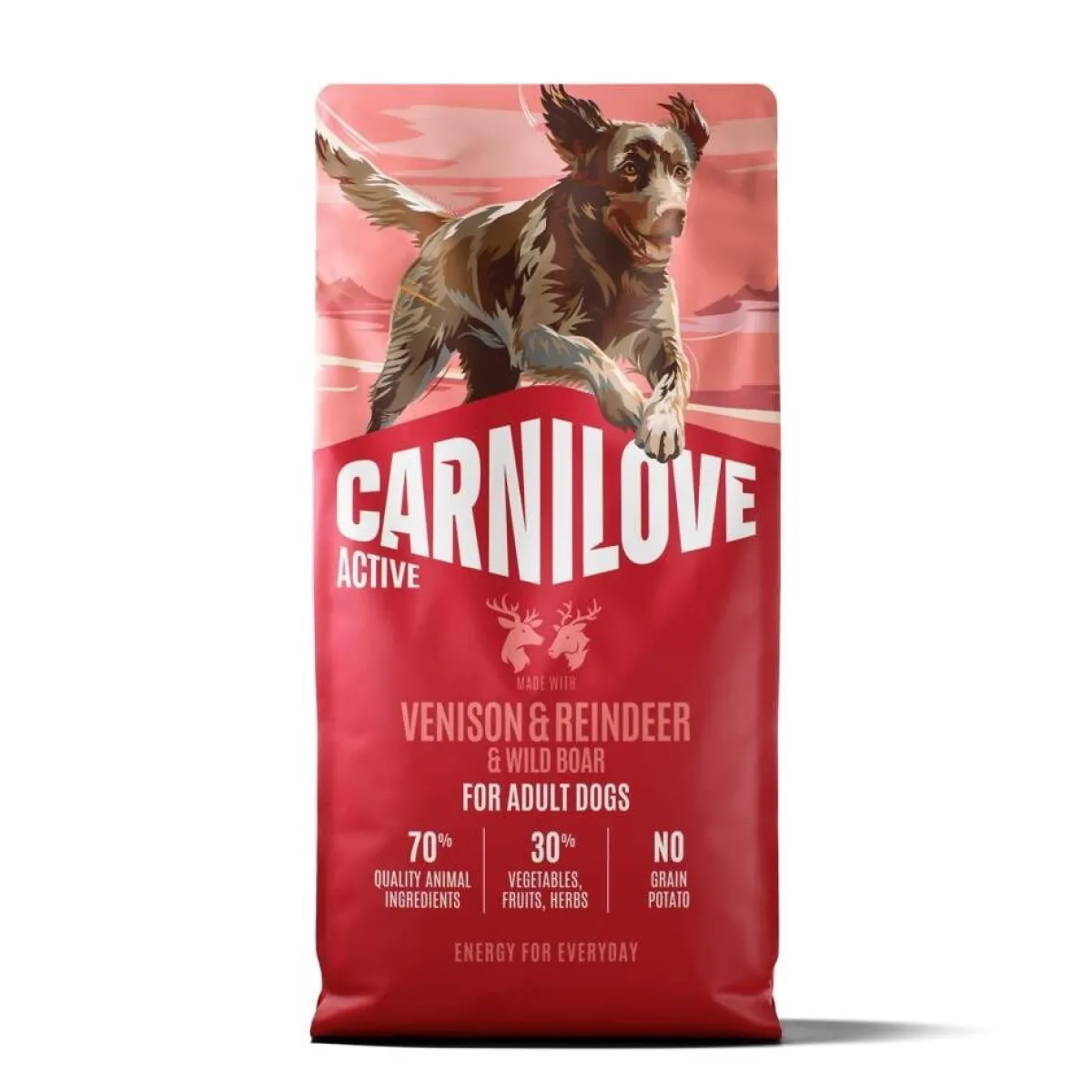 Carnilove Koiranruoat Erityistapeisiin|Koiran Kuivaruoka*Dog Adult Active Venison, Reindeer & Wild boar