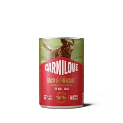 Carnilove Koiran Märkäruoka Ja Makkarat|Uutuudet Koirille*Dog Adult Duck & Pheasant Patee 400 g