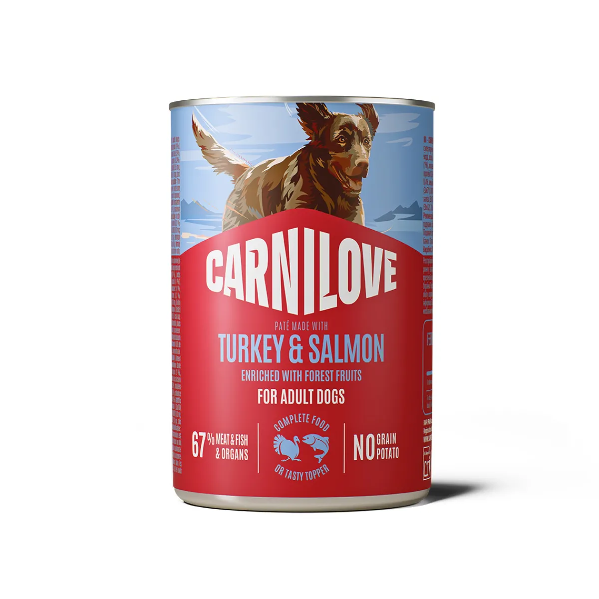 Carnilove Koiran Märkäruoka Ja Makkarat|Uutuudet Koirille*Dog Adult Salmon & Turkey Patee 400 g
