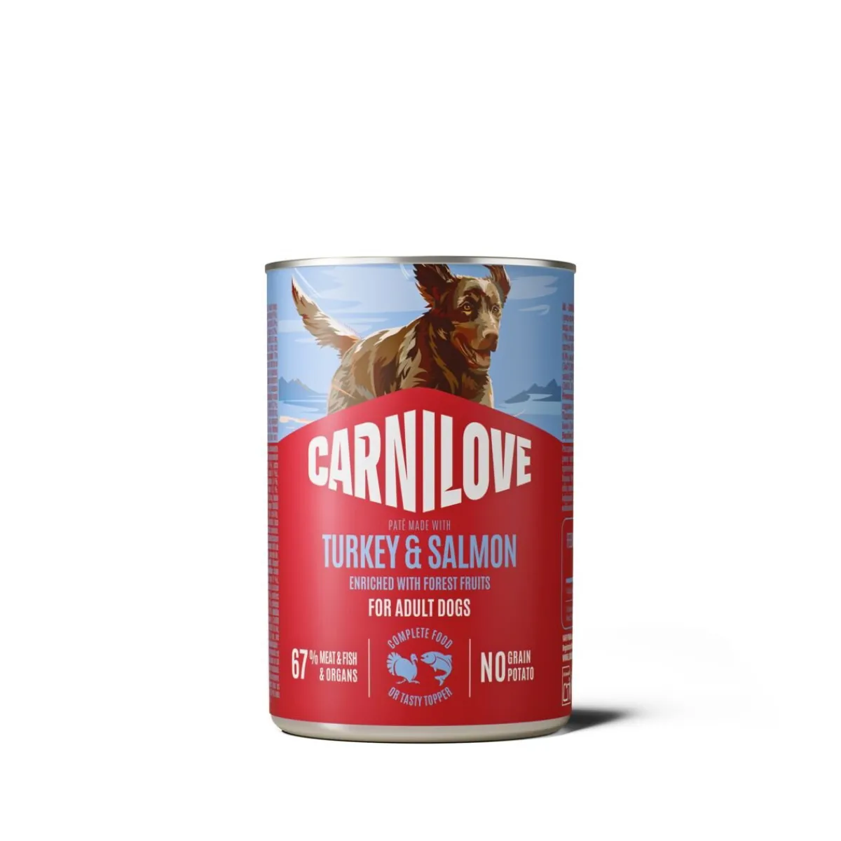 Carnilove Koiran Märkäruoka Ja Makkarat|Uutuudet Koirille*Dog Adult Salmon & Turkey Patee 400 g