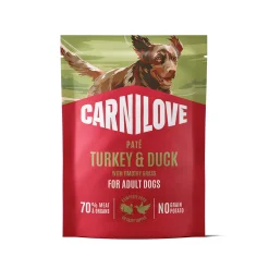 Carnilove Koiran Märkäruoka Ja Makkarat|Uutuudet Koirille*Dog Adult Turkey & Duck Patee 300 g