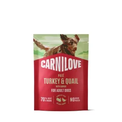 Carnilove Koiran Märkäruoka Ja Makkarat|Uutuudet Koirille*Dog Adult Turkey & Quail Patee 300 g