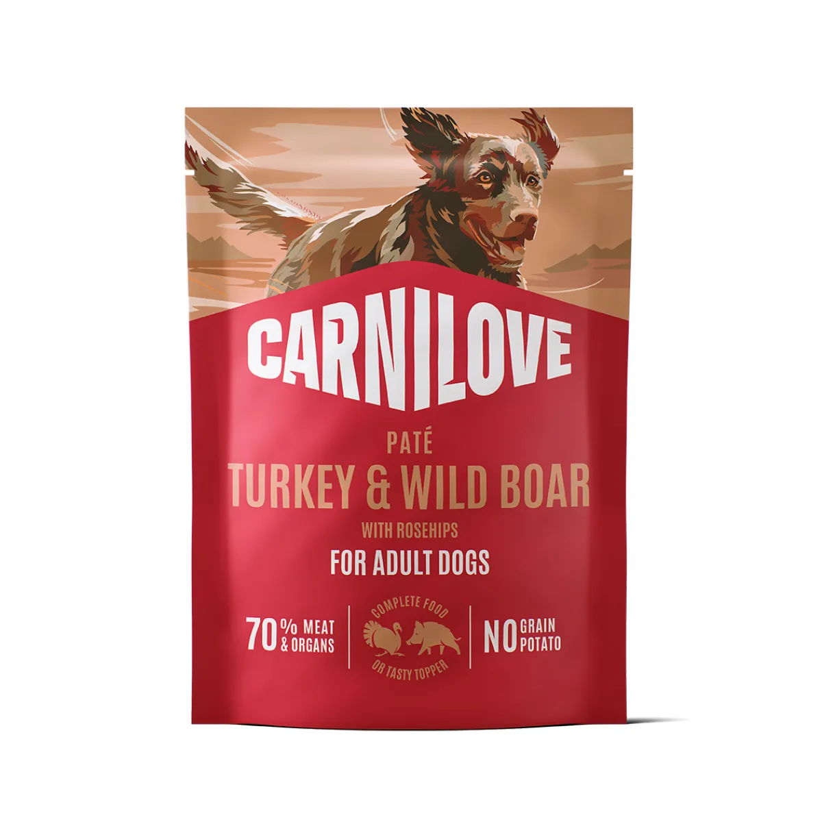 Carnilove Koiran Märkäruoka Ja Makkarat|Uutuudet Koirille*Dog Adult Turkey & Wild boar Patee 300 g