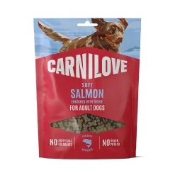 Carnilove Pehmeät Koiran Herkut|Pikkuherkut Ja Treeninamit*Dog Soft Snack Salmon with Thyme Small bites 200 g