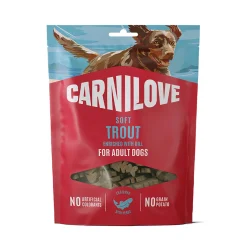 Carnilove Pehmeät Koiran Herkut|Pikkuherkut Ja Treeninamit*Dog Soft Snack Trout with Dill 200 g
