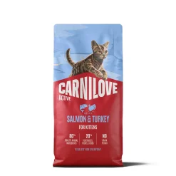 Carnilove Viljaton Kissanruoka|Kissanpennun Ruoka*Kitten Active Salmon & Turkey