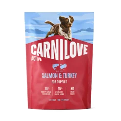 Carnilove Penturuoka|Koiran Kuivaruoka*Puppy Active Salmon & Turkey