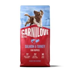 Carnilove Penturuoka|Koiran Kuivaruoka*Puppy Active Salmon & Turkey