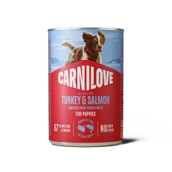 Carnilove Penturuoka|Penturuoka*Puppy Salmon & Turkey Patee 400 g