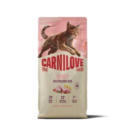 Carnilove Kissan Erikoisruoat|Viljaton Kissanruoka*True Fresh Cat Adult Sterilised Turkey