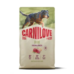 Carnilove Koiran Kuivaruoka|Viljaton Koiranruoka*True Fresh Dog Adult Small Breed Duck