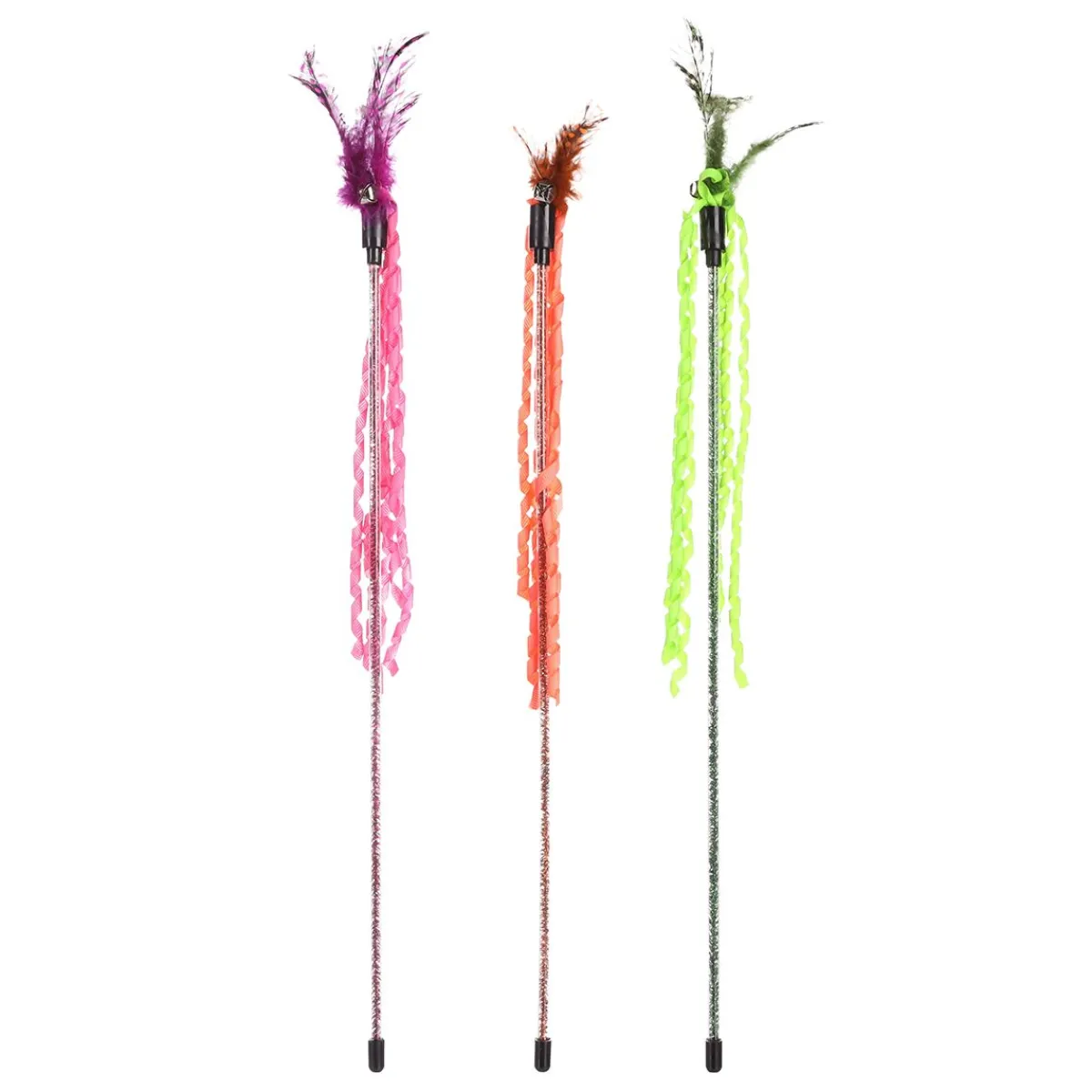 Flamingo Kissanhuiskat Ja -Onget*Cat Dangler Curls 42cm