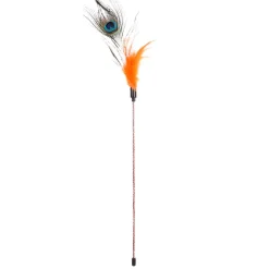 Flamingo Kissanhuiskat Ja -Onget*Cat Dangler Feathers 36cm