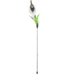 Flamingo Kissanhuiskat Ja -Onget*Cat Dangler Feathers 36cm