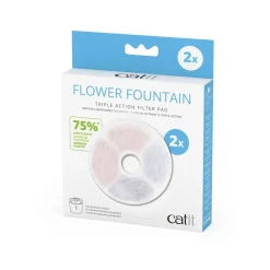 Catit Kissan Juoma-Automaatit|Kissan Juoma-Automaatit*Flower Fountain Triple Action suodattimet 2kpl