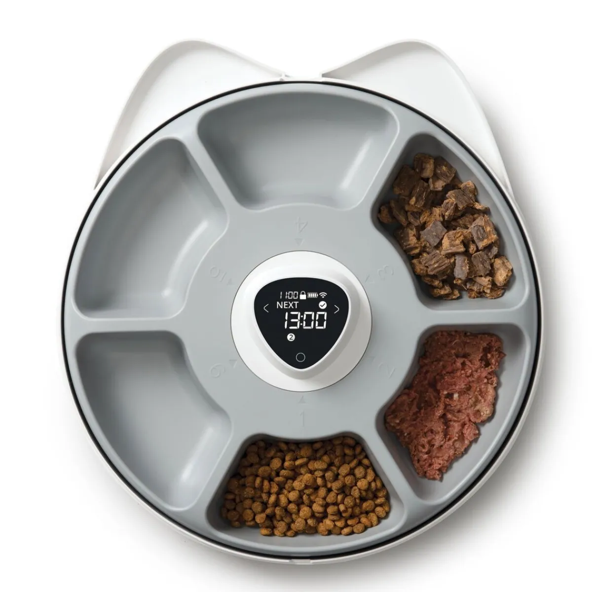 Catit Kissan Ruoka-Automaatit|Ruoka-Automaatit*PIXI Smart 6-meal feeder ruokinta-automaatti