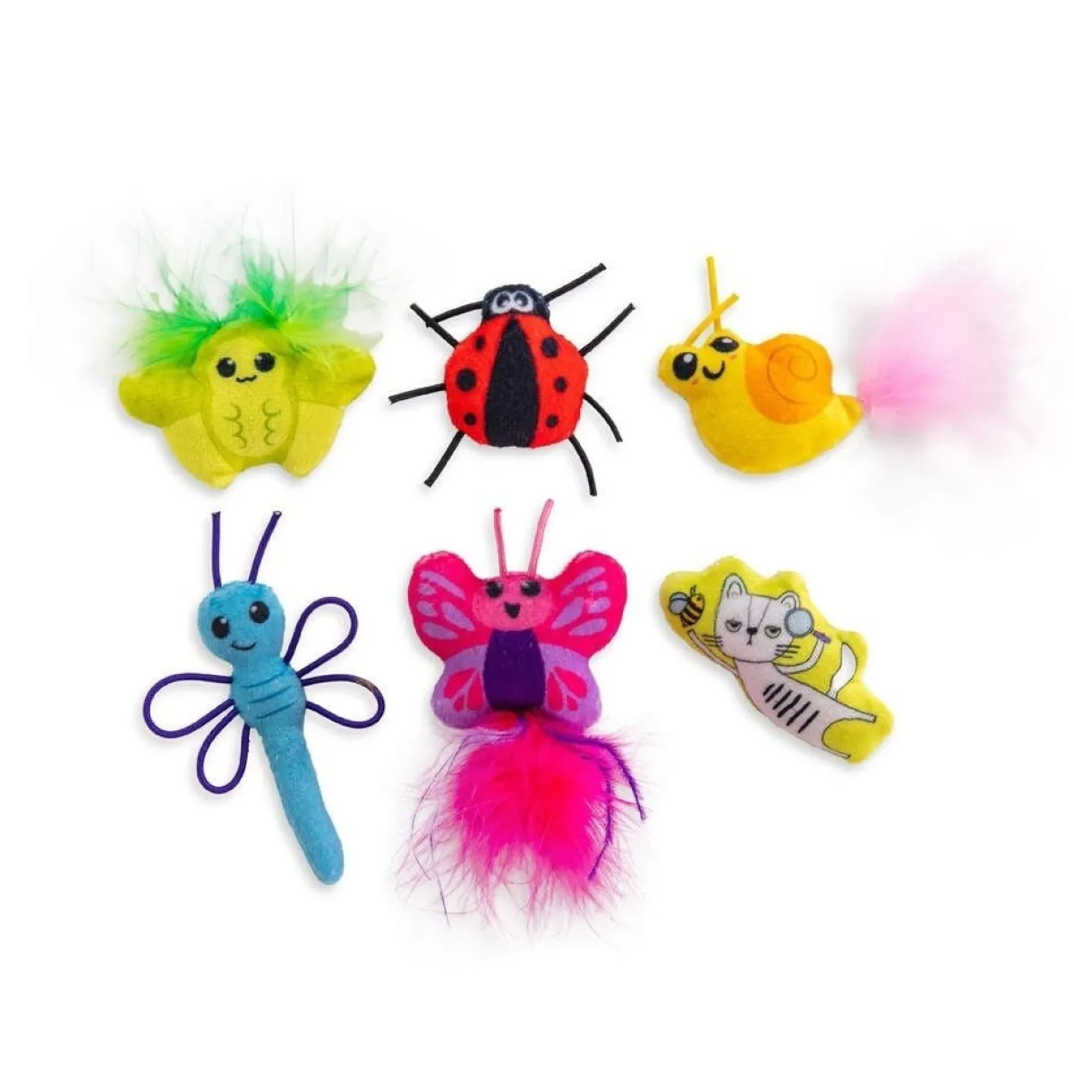 Catstages Kissanminttulelut*Cute As A Bug kissanlelut 6-pack