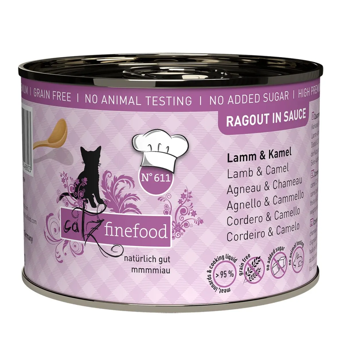 Catz Finefood Kissan Märkäruoka*Ragout N°611 lammas & kameli 190 g