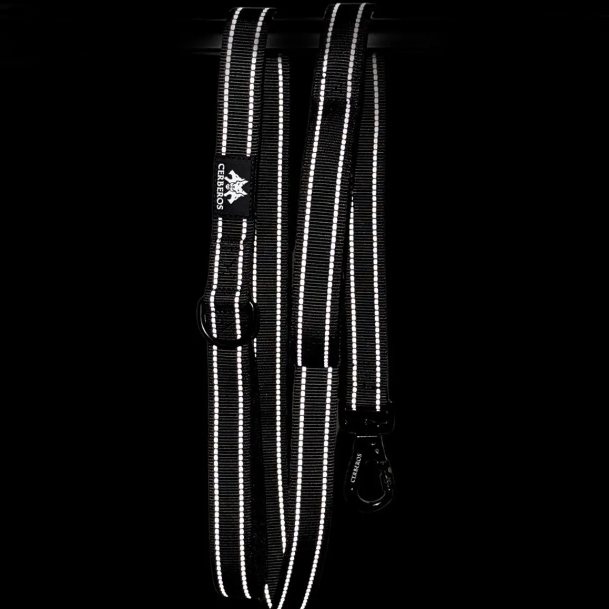 Cerberos Koiran Hihnat Ja Flexit*talutin 3m, Night Black