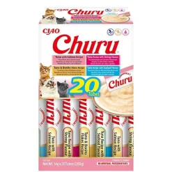 Churu Nestemäiset Kissanherkut|Ruokalisukkeet*Creamy tonnikalamix 20 kpl