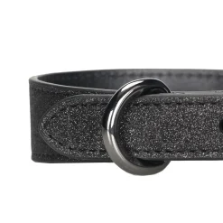 Collar of Sweden Koiran Pannat*kapea solkipanta, musta glitter